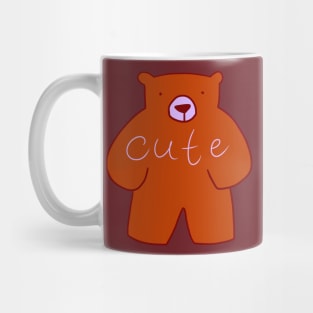 Red Teddy Bear Mug